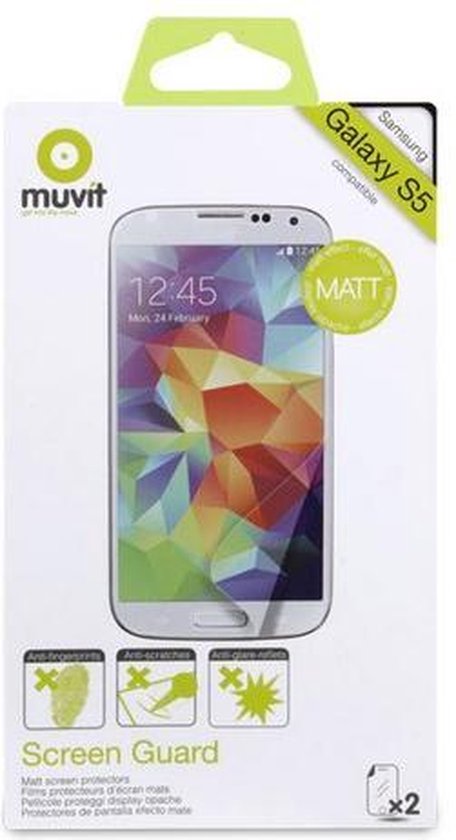 muvit Samsung Galaxy S5 / S5 Neo Screen Protector Matt