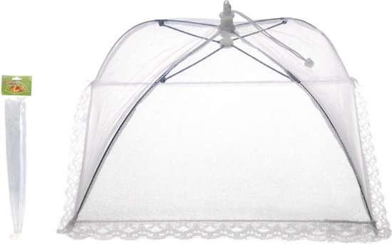 Vliegenkapje - 30 x 30 cm -barbeque - buiten eten  vliegenbescherming -Set van 1 stuks
