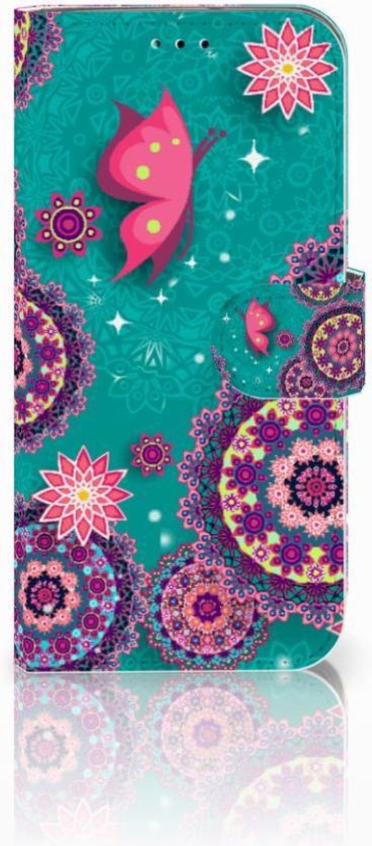Samsung Galaxy A40 Hoesje Cirkels en Vlinders