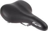 Chaunts fietszadel voor heren en dames | PU + Gel | 250 x 180mm | Zwart