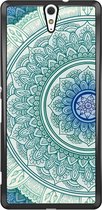 Sony Xperia C5 Ultra hoesje - Mandala blauw