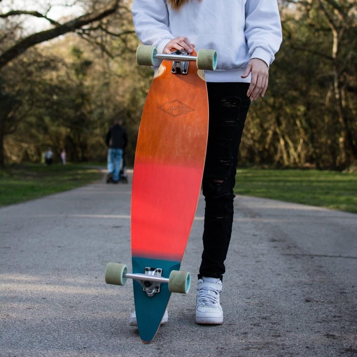 Osprey Wood Grad 40" Pintail Longboard - ABEC 9 — afbeelding 10