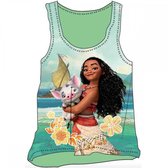 Vaiana singlet maat 92 full print groen