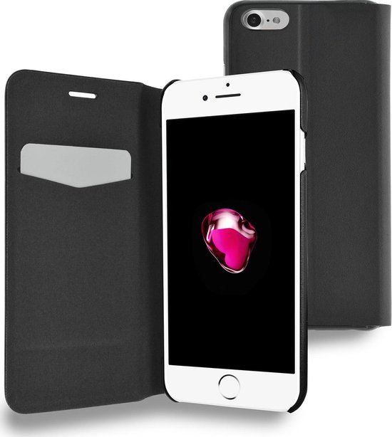 schoolbord Tweet Associëren Azuri Apple iPhone 7/8 hoesje - Ultra dunne book case - Zwart | bol.com