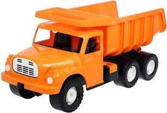 Tatra Truck kiepwagen - 70 cm - Oranje - 100kg draaggewicht | bol.com