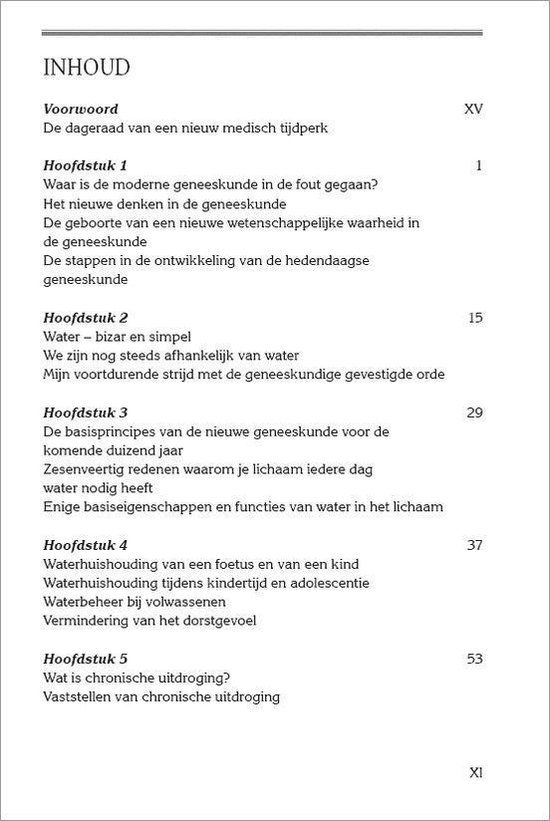 Water, het goedkoopste medicijn