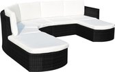 Tuin Loungeset Zwart 16-delig Rattan / Lounge set tuin / Relax bank / Lounge bank tuin / Tuinbank / Loungebank / Tuinset / Loungebank / Tuinset Rotan / Tuinstoel