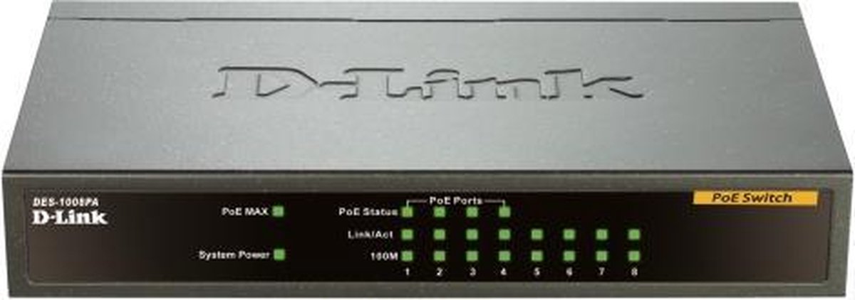 D-Link DES-1008PA - Switch