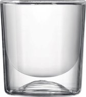 Guzzini Dubbelwandig Glas - Set van 2 glazen - H9.3 cm