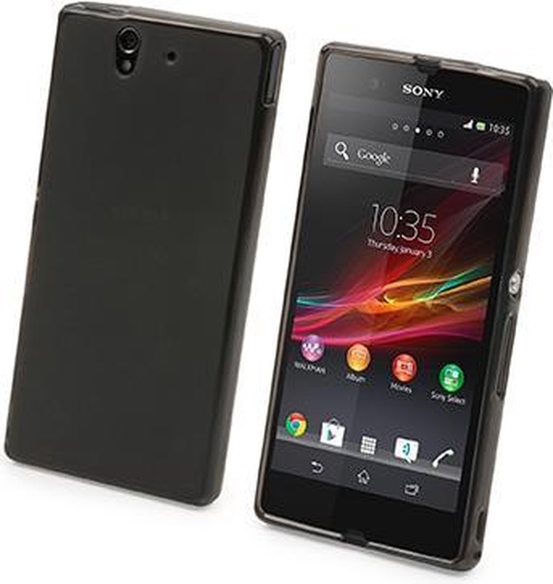 muvit Sony MFX Xperia Z Minigel Case Black (Yuga)