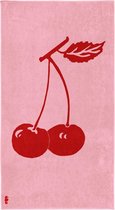 Seahorse Cherry - Strandlaken - 100 x 180 cm - Red