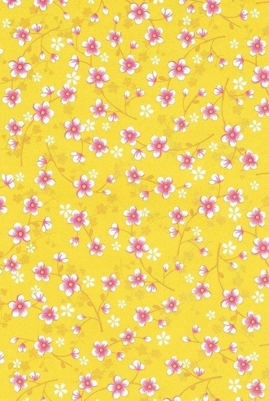 omverwerping exegese sectie Eijffinger PIP studio behang Cherry Blossom geel | bol.com