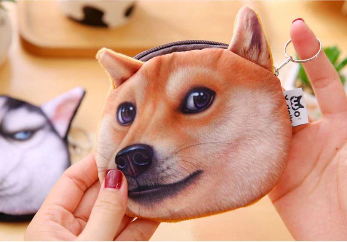 Portemonnee - Hond - Pasjes Portemonnee - Doge - Shiba Inu Purse - 1 stuks  | bol