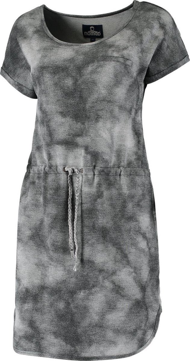 Nomad Palme Sweat Dress - L - Dames - Grey Melee | bol.com