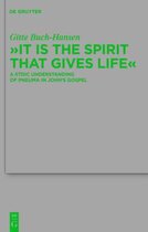 It is the Spirit that Gives Life