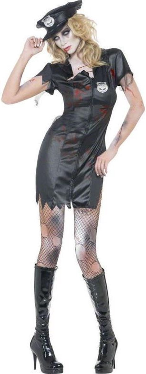 Als reactie op de vergelijking holte Sexy Zombie politie vrouw Halloween kostuum - Verkleedkleding - Medium" |  bol.com