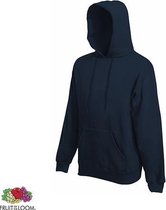 Fruit of the Loom - Classic Hoodie - Donkerblauw - XL
