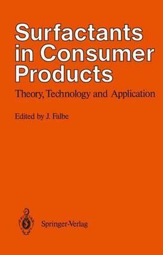 Surfactants in Consumer Products - cover