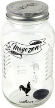 Cookut Mayozen Mayonaiseshaker - Incl 1 Shakebal - Transparant
