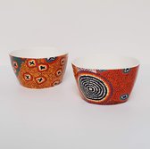 Designkommen set van 2 - Ruth Napaljarri Stewart - Aboriginal collectie