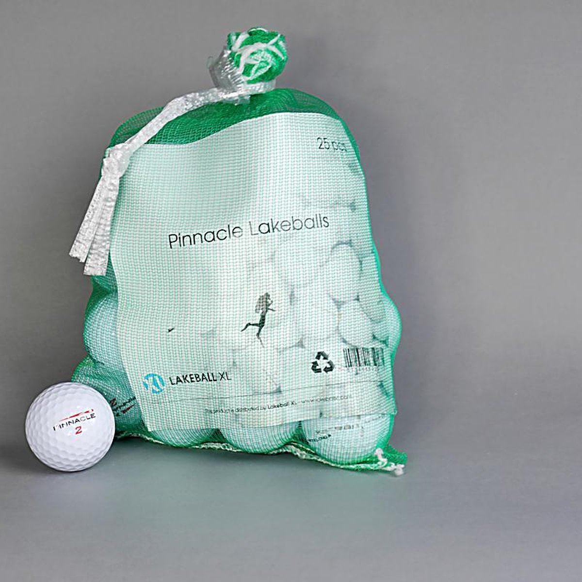 XL Golfballen gebruikt/lakeballs Pinnacle 25 in meshbag | bol.com