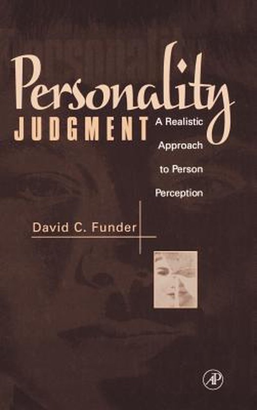 Boek 'Personality Judgment: A Realistic Approach to Person Perception' door David C. Funder.