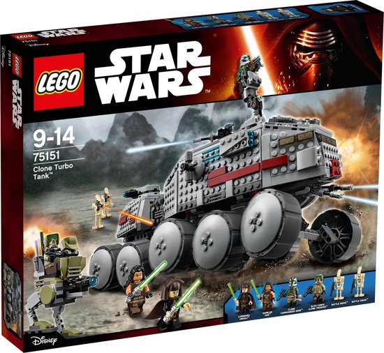 Roeispaan telegram Me LEGO Star Wars Clone Turbo Tank - 75151 | bol.com