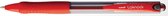 30x Uni-ball balpennen Laknock schrijfbreedte 0,4mm, schrijfpunt: 1mm, medium punt, rood