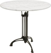 Table en marbre blanc Ø80cm