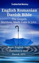 Parallel Bible Halseth English 1370 - English Romanian Danish Bible - The Gospels - Matthew, Mark, Luke & John