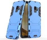 Samsung Galaxy S9 Armor Hybrid Kickstand Case - Blauw