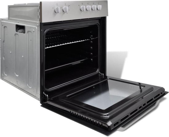 vidaXL Oven en kookplaat combiset elektrisch inbouw roestvrij staal | bol