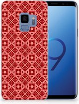 Geschikt voor Samsung S9 Backcase Batik Red