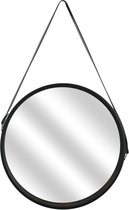 Home Deco - Ronde spiegel met zwarte omlijsting - 40cm