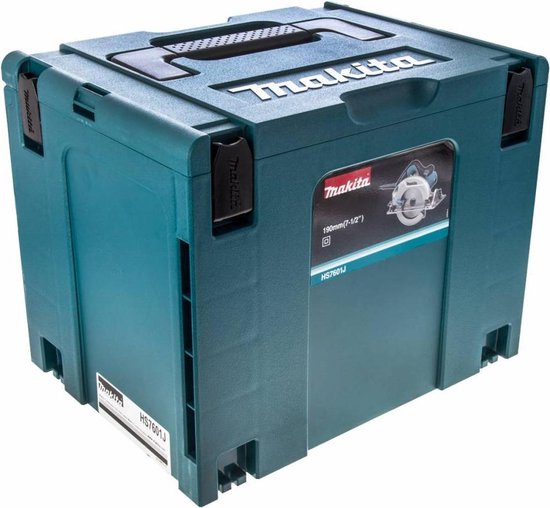 Makita HS7601J Cirkelzaag - 230 V - 190 mm - In Mbox Opbergkoffer