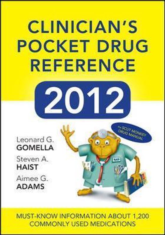 Clinicians Pocket Drug Reference 2012 9780071781626 Leonard Gomella