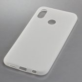 TPU case voor Huawei P20 Lite - Kleur - Transparant wit