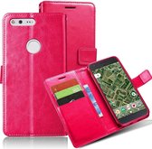 Google Pixel XL Cyclone Cover roze wallet case hoesje