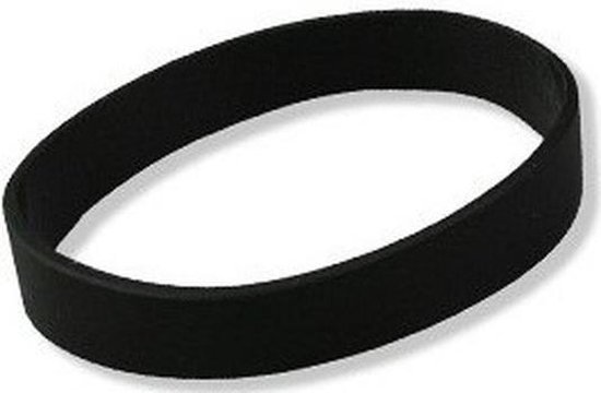 focus mozaïek Jongleren Siliconen armband zwart | bol.com