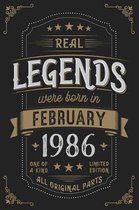 Real Legendes were born in February 1986