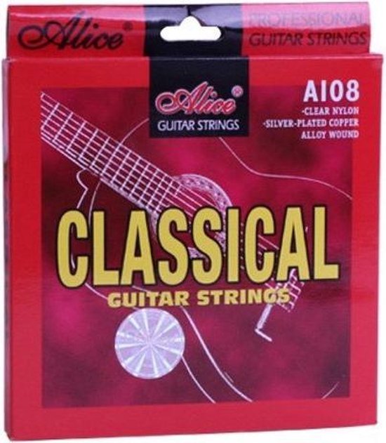 Premium Guitare Strings Set - Guitare Classique - Cordes en nylon et cuivre  argenté
