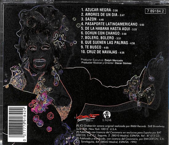 Azucar Negra, Celia Cruz | CD (album) | Muziek 