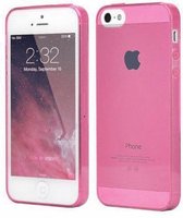 0.3mm Ultra Thin Matte Soft Back Skin case Transparant Roze Pink voor Apple iPhone 4G 4S