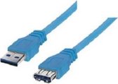 shiverpeaks 5 m USB 3.0 USB-kabel USB 3.2 Gen 1 (3.1 Gen 1) USB A Blauw