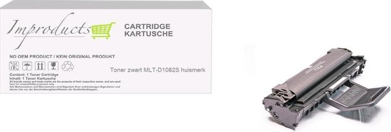 Improducts® Toner - Alternatief Samsung ML-1640 / MTL-D1082S zwart XL inhoud - Improducts