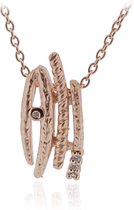 Orphelia Pendant + Chain Rose Zirconium ZH-6022/1