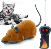 Afstandsbestuurbare Muis voor katten - Bruin- Remote control