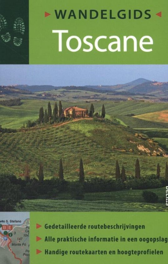 Deltas wandelgids - Toscane - cover