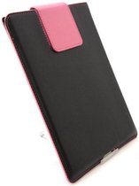 PU Leren Inschuifhoes Voor iPad 2,3,4 - Zwart/Roze