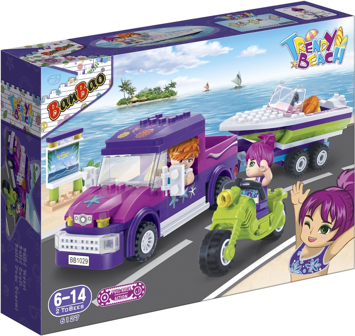 BanBao Bouwpakket Trendy Beach Strandtocht